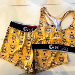 🌟 Women’s Ethika Gold Colored Underwear Set - Size Medium 🌟